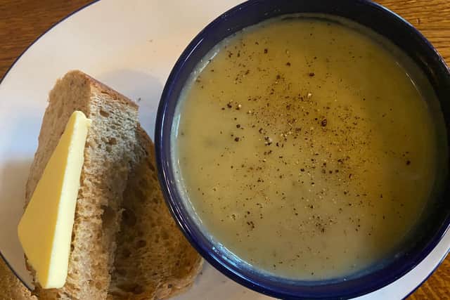 Haighton Manor at Christmas: Leek and potato soup