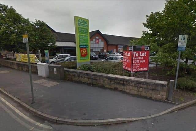 The retail unit within the Asda supermarket has been vacant for some time, and plans had been put forward for a new Costa Coffee shop. Pic: Google
