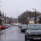 Matchday parking on the side streets around the Bamber Bridge FC staidum