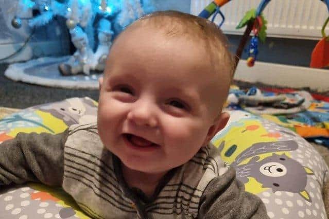 The heartbroken family of Lachlan Hargreaves say their baby boy died of sudden infant death syndrome (Photo by Stacey Hargreaves)