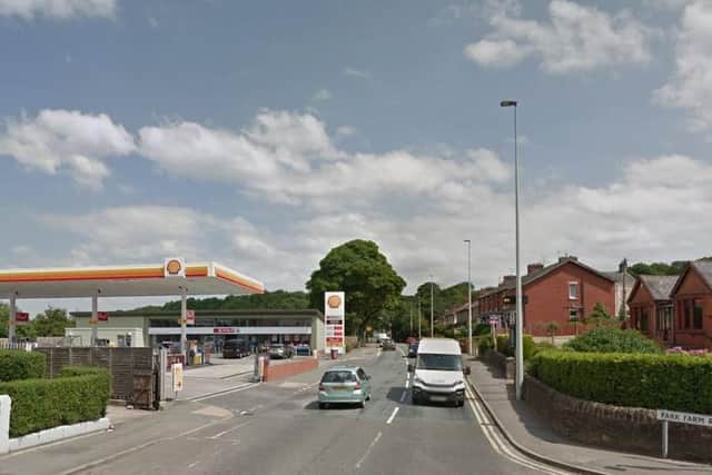 A motorcyclist in his 30s died in hospital after a collision in Preston Old Road, Blackburn (Credit: Google)