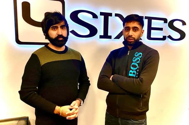 Shaz Malik (left) and Zaishan