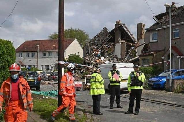Emergency service were called to the scene in Mallowdale Avenue, Heysham on May 16