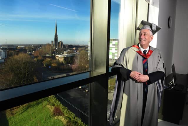 Sir Lindsay shared his ceremony today with UCLan graduates from the School of Dentistry and the School of Sport and Health Sciences.