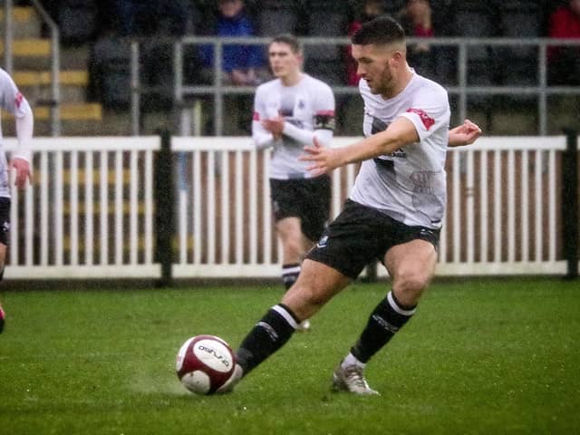 Paul Dawson was red carded against Gainsborough Trinity
