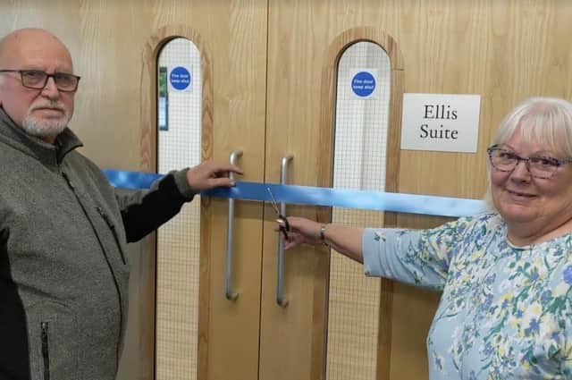 Sue and Mike Ellis were welcomed to open the Ellis suite at the new Hesketh Bank Community Centre