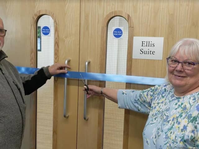 Sue and Mike Ellis were welcomed to open the Ellis suite at the new Hesketh Bank Community Centre