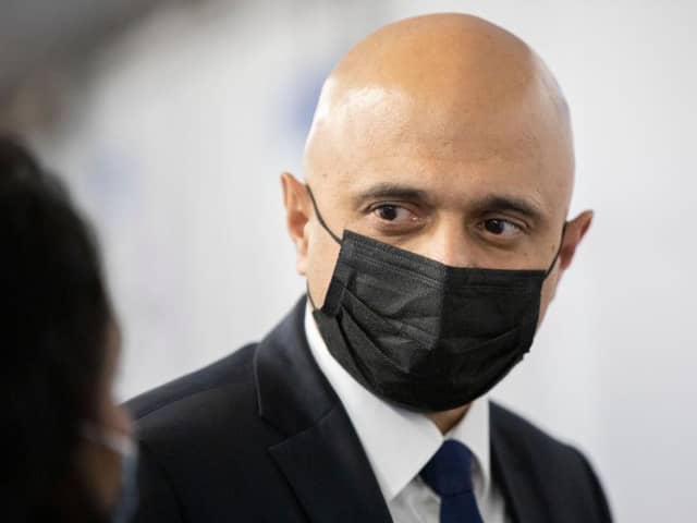 Health Secretary Sajid Javid