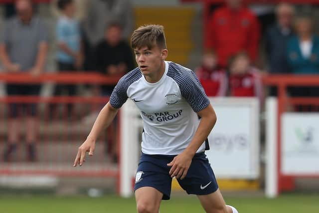 Lewis Leigh scored for Preston North End's Under-19s against Morecambe