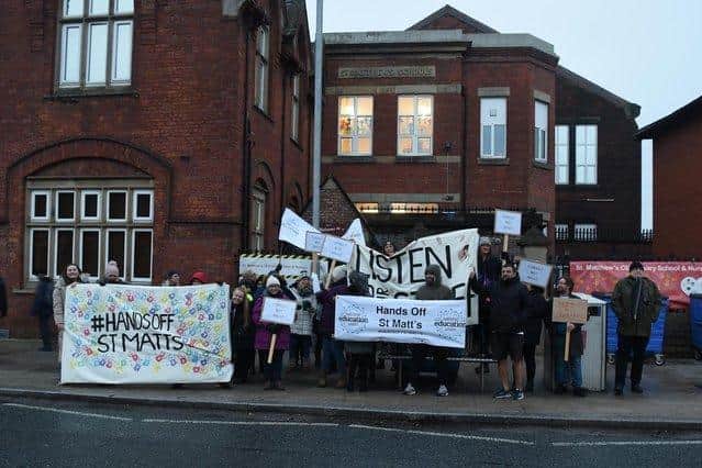 Staff at St Matthews Church of England Primary School will strike for 8 days in January as well if the dispute is not resolved.