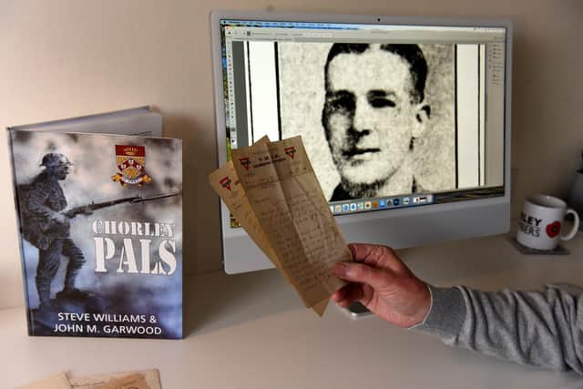 Some of the documents given to Chorley Pals.