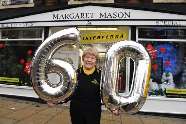 Preston's longest-serving retailer Margaret Mason has worked for 60 years in Friargate.