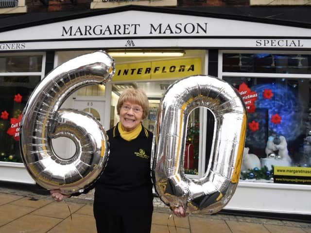 Preston's longest-serving retailer Margaret Mason has worked for 60 years in Friargate.