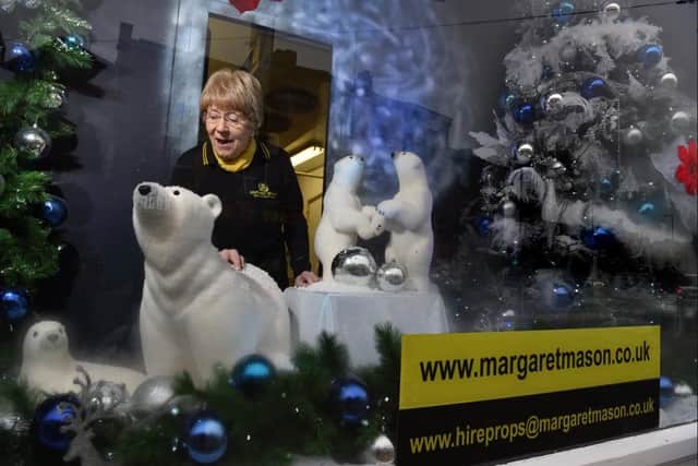 Margaret's shop window displays in Friargate have been a much-loved feature in Preston.