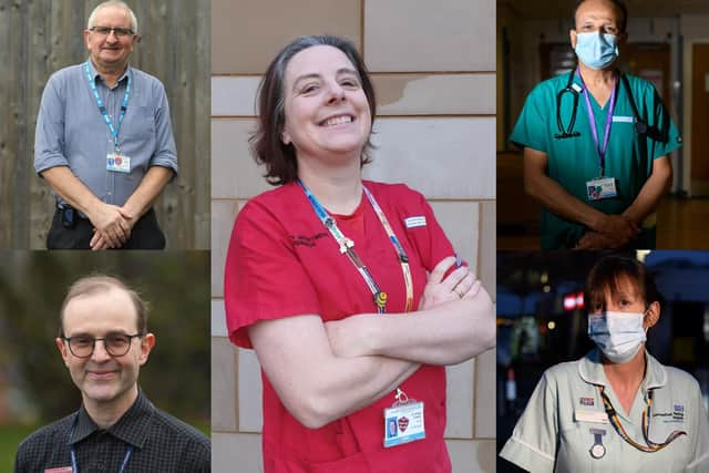 Just some of the team on the wards or on call on Christmas Day at the Royal Preston and Chorley and South Ribble Hospital