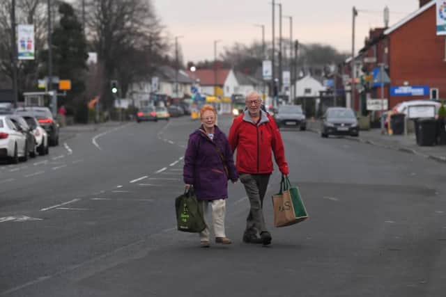 Pedestrians can now cross Liverpool Road without always dodging traffic.