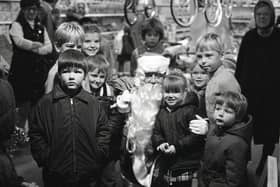 Father Christmas at Co-op in Preston in 1976