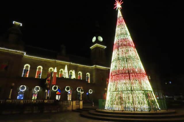 The Southport Christmas tree. Photo by Andrew Brown Media