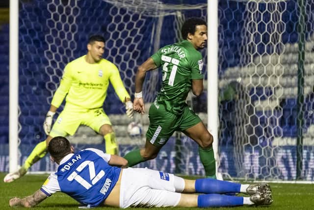 Scott Sinclair scores against Birmingham City to secure Preston North End's first win of 2021