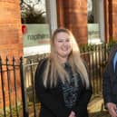 Alexandra White and Mark Townsend who have joined Napthens