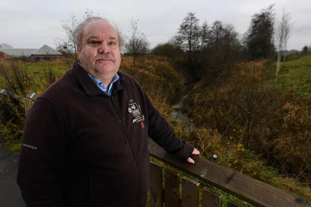 Mark Champion of the Lancashire Wildlife Trust is laying the groundwork for a project to tackle problem plants in the River Douglas catchment area