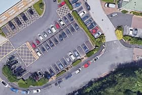 Car parking levy schemes work by charging employers if they provide free parking for more than a certain number of staff - usually 10 (image: Google Earth)