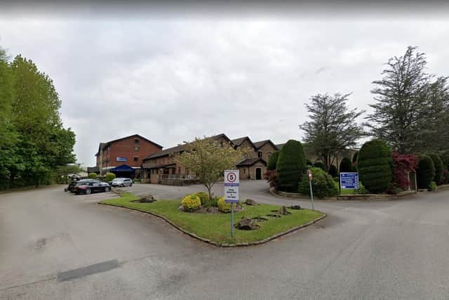 The Best Western Park Hall Hotel, as well as its spa and gym, had to close on New Year's Eve due to the outbreak and will remain closed until Friday, January 7. Pic: Google