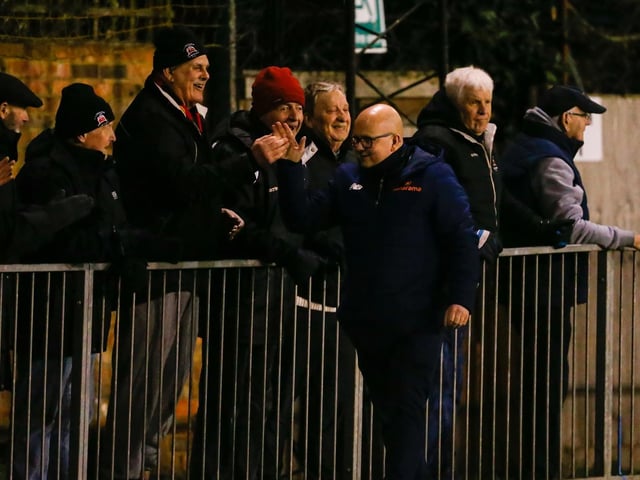 Images from Eastbourne Borough's 2-1 National League South victory at Hampton and Richmond / Pictures: Lydia and Nick Redman