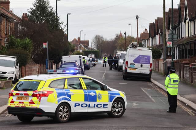 Police attended the scene in Linden Road, Bognor Regis. Picture by Eddie Mitchell SUS-220502-172956001