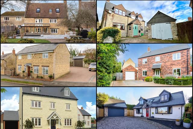 Some of the houses on offer in the most expensive Northamptonshire villages.