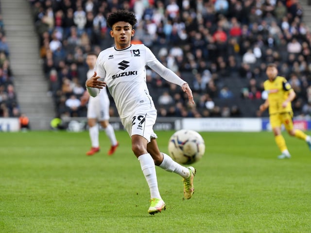 In front of a home crowd at last, he made a great first impression. Read the game brilliantly to help tee up Twine for Dons' second to seal the win