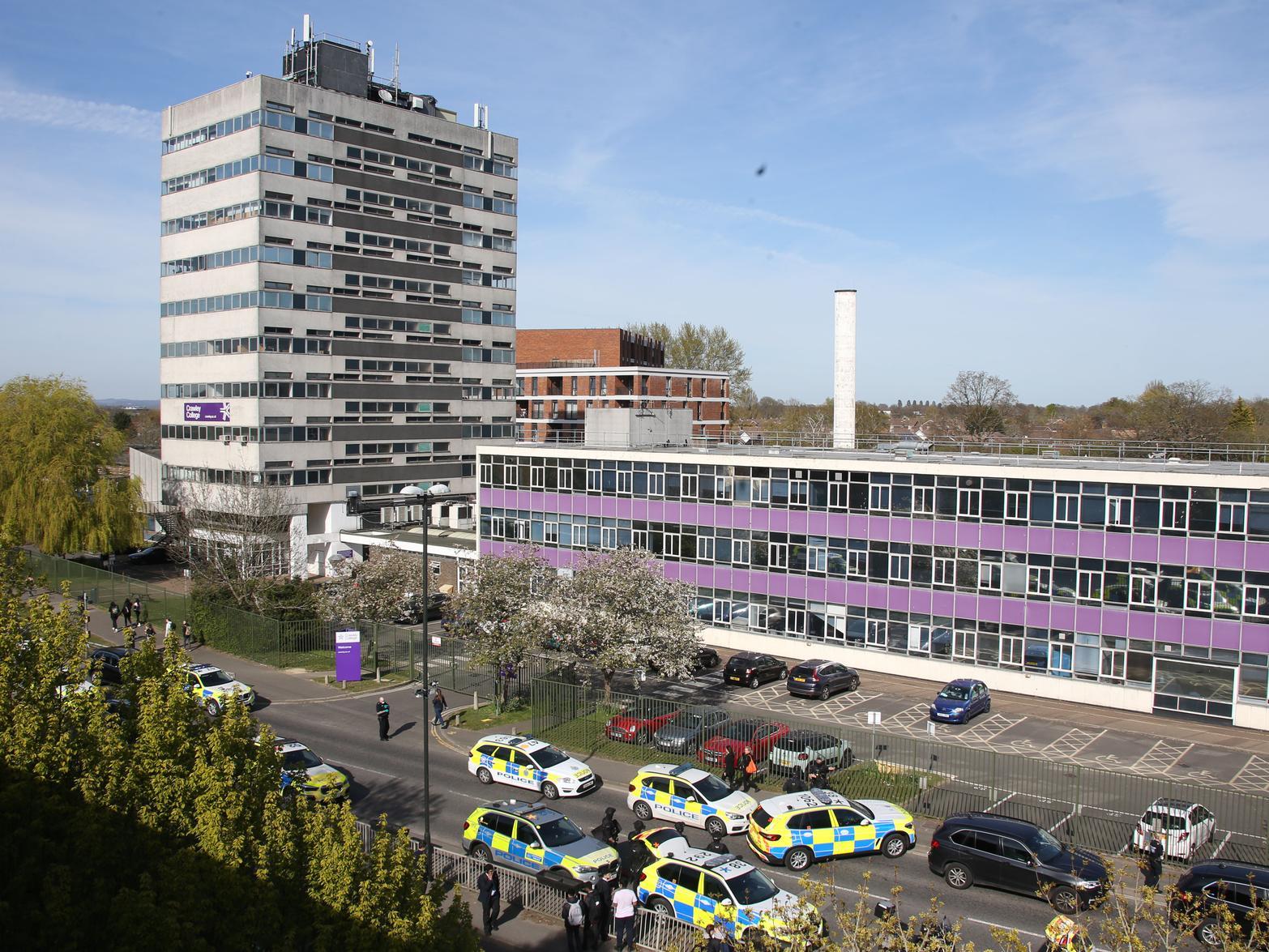 Emergency services at the scene