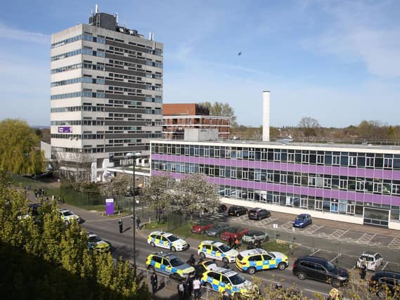 Emergency services at the scene