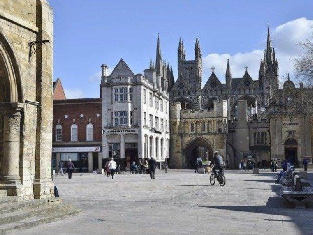 Peterborough was at number nine, with 65 leaving the city behind for Kettering