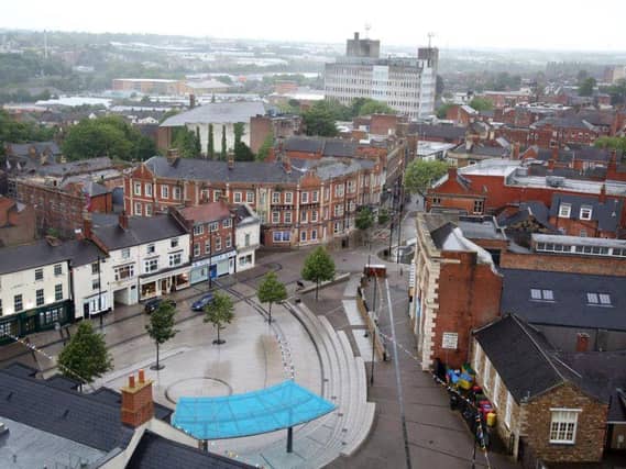 Kettering town centre.