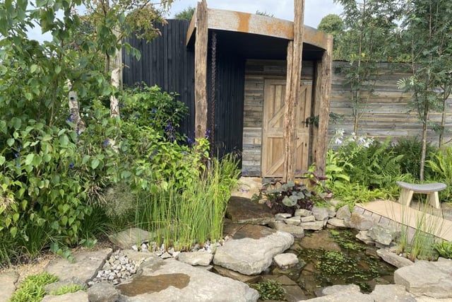 David Williams' garden was inspired in part by Paradise Park in Leyland where wildflowers appeared and grass grew taller during lockdown