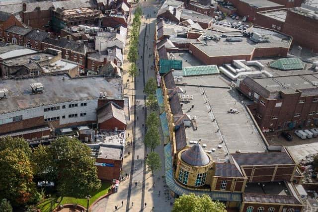The revamped Friargate South will include new trees and seating (image:  Preston City Council)