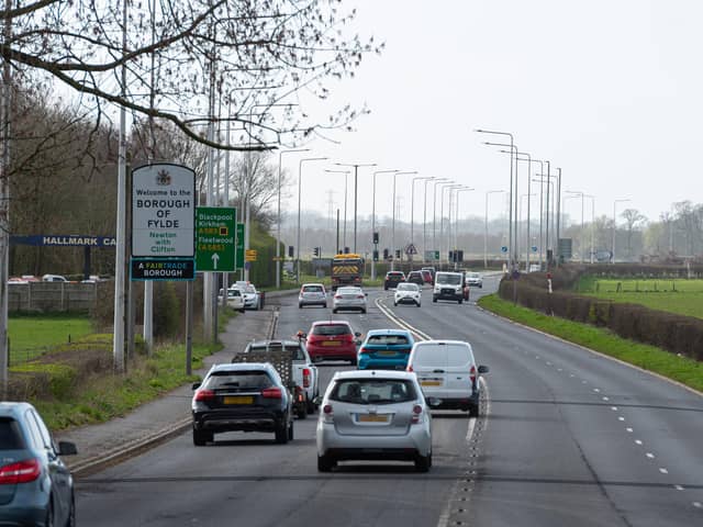 The A583 between Preston and Blackpool is considered a high-risk route