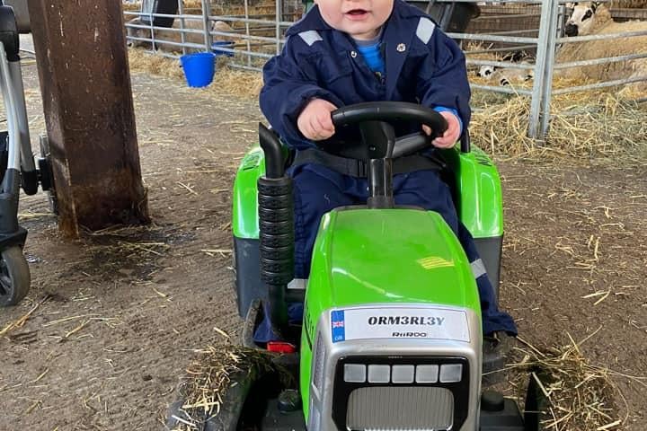 Freddie arrived a few days into the first lockdown on March 28, 2020. Mum Beccah Bagshaw said: "He will be celebrating his 1st birthday on Sunday!! Sheep and tractor driving are his favourite."