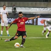 A Bruno Fernandes penalty was enough to see Man United through to the Europa League semi-finals (Getty Images)