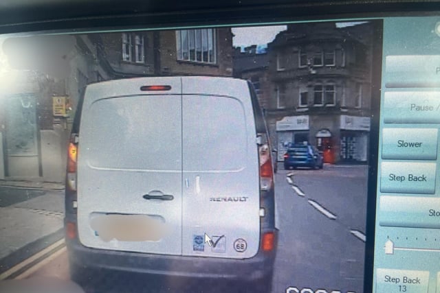 This Renault Kangoo was stopped in King Street, Lancaster, when the driver was spotted using his phone while driving.
A TOR was issued and he will likely receive six penalty points and a £200 fine.
He told officers he was listening to a WhatsApp voice note.