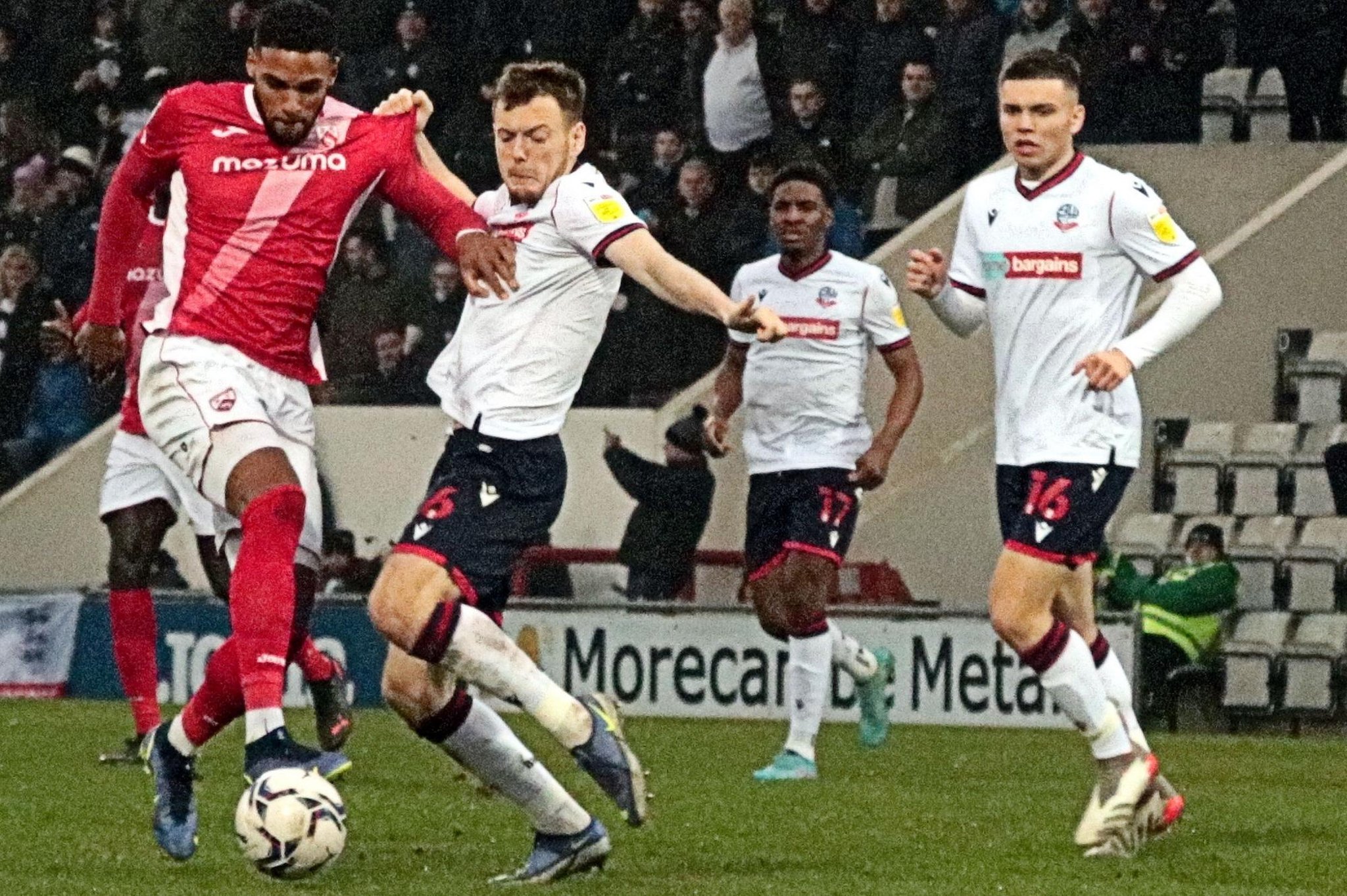 Morecambe 1 Portsmouth 1: Stoppage-time goal gives the Shrimps another point