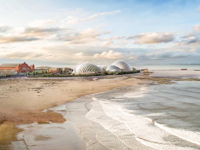 Artist's impression of the Eden Project North in Morecambe.