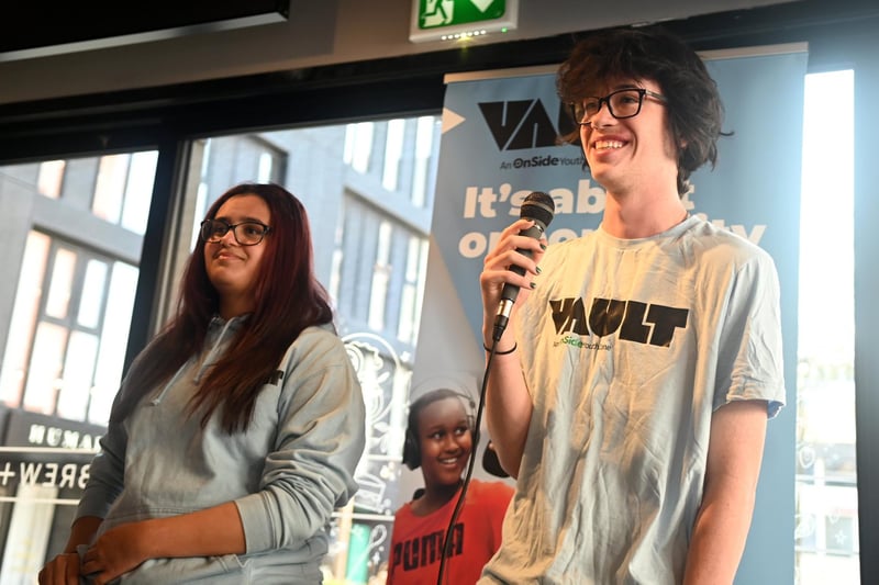 Young people show off the Youth Zone they are helping to mould for themselves - and future generations