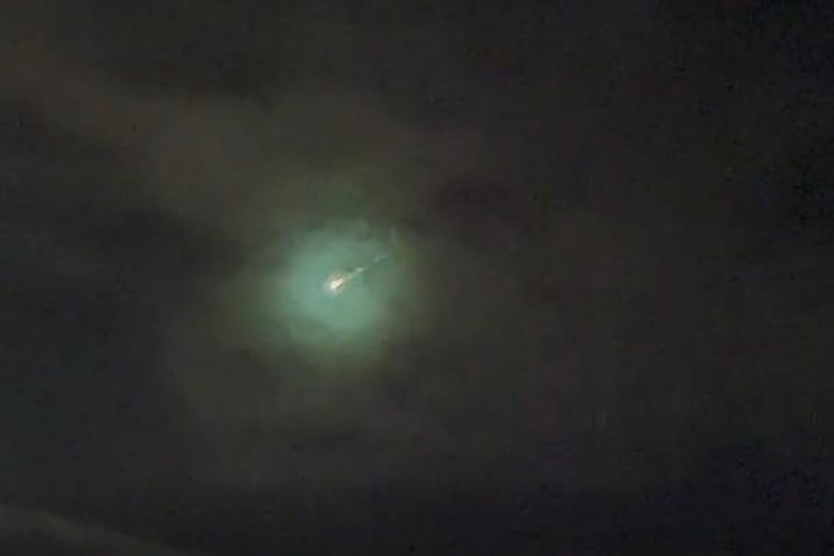 Mysterious 'multi-coloured' fireball caught on camera shooting through skies over Lancashire