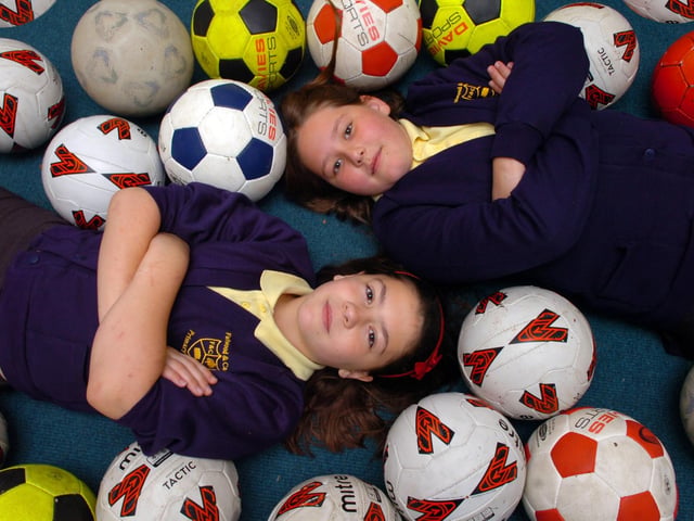 Kateland Young, 10, and Abigail Stevens, 10, are not happy about the proposed closing of the football museum and join their fellow classmates at Fulwood and Cadley Primary School in backing the LEP campaign to keep it in Preston.
.