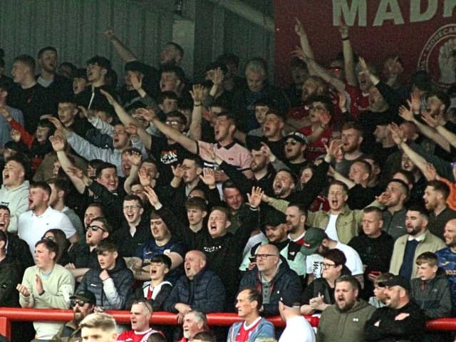 Morecambe supporters have been urged to buy season tickets and join the Shrimps Trust Picture: Michael Williamson