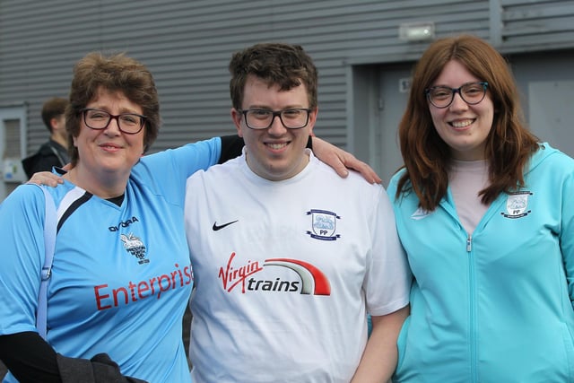 North End fans celebrate Retro Day at Deepdale