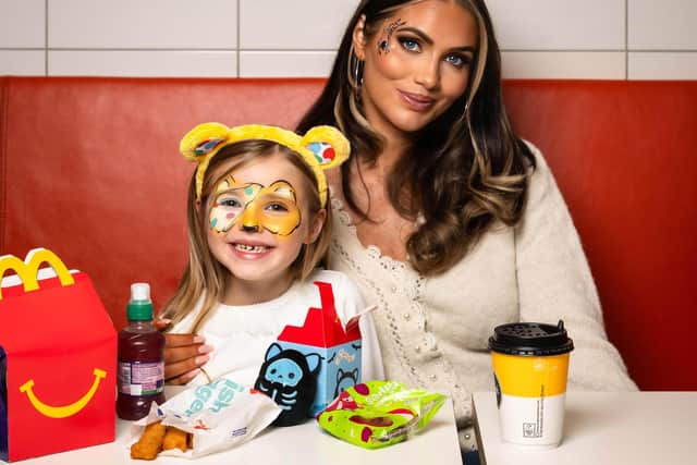 Children in Need McDonalds Face painting. Photo: John Nguyen/PA Wire