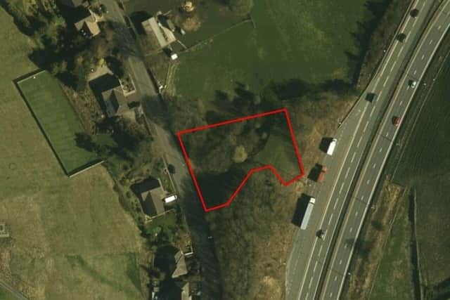 A plot of land next to the A65 in Rossendale, among the portfolio of 55 National Highways assets up for auction with Pugh on 24 September
